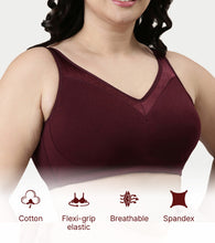 Load image into Gallery viewer, Enamor Full Support Super Lift Women's Cotton Everyday Minimizer Bra - Non Padded, Wirefree, Full Coverage - A112 (Available in Plus sizes)
