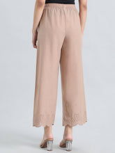 Load image into Gallery viewer, Go Colors Beige Cotton Hakoba Palazzo
