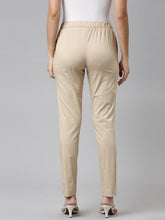 Load image into Gallery viewer, Go Colors Wheat Cotton Stretch Pants

