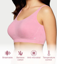 Load image into Gallery viewer, Enamor BambooBliss Pop-on Bra, Padded, Wire Free, Full Coverage - IB07 (Rose Blush)

