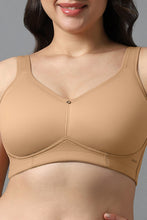 Load image into Gallery viewer, Amante Airy Padded Non-wired Support Bra - Sandalwood 93801
