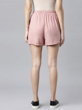 Load image into Gallery viewer, Go Colors Dusty Pink Linen Shorts
