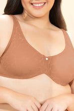 Load image into Gallery viewer, Amante Sophistique Bliss Non-Padded Wired Minimizer Bra - Sandstone
