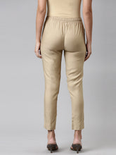 Load image into Gallery viewer, Go Colors Deep Gold Silk Pants

