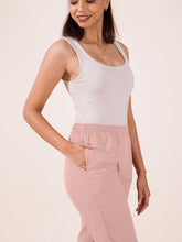Load image into Gallery viewer, Go Colors Baby Pink Cotton Pencil Pant
