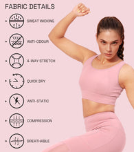 Load image into Gallery viewer, Enamor Crew Neck Sleeveless Crop length Sports Bra For Women - Hook &amp; Eye Closure, Hugged Fit - A205 (Lilas)
