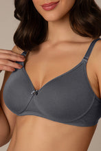 Load image into Gallery viewer, Amante All Day Smooth Comfort Padded &amp; Non-wired Bra - Gray Stone 78201
