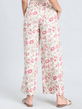 Load image into Gallery viewer, Go Colors White Woven Viscose Printed Palazzo
