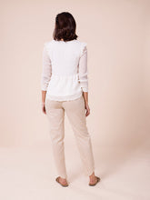 Load image into Gallery viewer, Go Colors Light Beige Cotton Stretch Dhoti Pant
