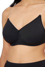 Load image into Gallery viewer, Amante Classic Backless Padded &amp; Non-wired Bra - Black 78301
