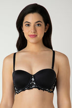 Load image into Gallery viewer, Amante Femme Lace Padded Wired Multiway Bra - Black 06301

