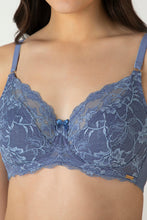 Load image into Gallery viewer, Amante Luxe Support Non-Padded Wired Bra  - Moonlight Blue 101601
