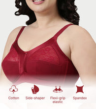 Load image into Gallery viewer, Enamor Innovations Fabcool M-Frame Side Shaper Panel  Women's Cotton Everyday Bra - Non Padded, Wirefree, Full Coverage - A014 (Available in Plus Sizes) (Masai)
