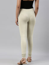 Load image into Gallery viewer, Go Colors Green Mist Cotton Stretch Churidar
