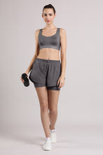 Load image into Gallery viewer, Amante Elements Cotton Lined Low Impact Sports Bra - Volcanic Glass 00501
