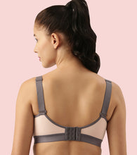 Load image into Gallery viewer, Enamor Innovations Y-panel  Bounce Control, Agion Scent Protect ,Women's Sports Bra - High-Impact, Padded, Wirefree, Full Coverage  - SB25 (Pearl)
