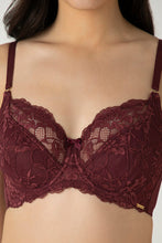 Load image into Gallery viewer, Amante Luxe Support Non-Padded Wired Bra  - Windsor Wine 101601

