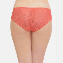 Load image into Gallery viewer, Wacoal Plush Desire Low Waist Medium Coverage Bridal Wear Lace Bikini Panty - Coral IAS090
