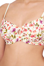 Load image into Gallery viewer, Amante Elegant Dream Padded Wired T-shirt Bra - Watercolour Ditsy Floral Print 92101
