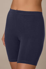 Load image into Gallery viewer, Amante Smooth Mid-thigh Cotton Shortie Liner - Midnight 76901
