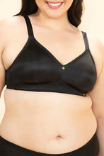 Load image into Gallery viewer, Amante Delight Comfort Non-Padded Non-Wired Minimizer Bra - Black 103901
