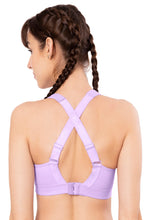 Load image into Gallery viewer, Amante Energize High Impact Round Neck Sports Bra - Digital Lavender 98801
