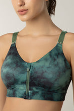 Load image into Gallery viewer, Amante Energize Intense Sports Bra  - Marble Green Print 01001
