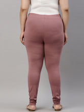 Load image into Gallery viewer, Go Colors Dusty Voilet Cotton Stretch Churidar
