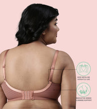 Load image into Gallery viewer, Enamor Innovations Transform Women's Full Support Minimizer Bra -  Smoothening and Breathable Non Padded, Wired, Full Coverage  - F124 (Available in Plus Sizes) (Cedar Wood)
