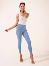 Load image into Gallery viewer, Go Colors Light Jean Cotton Stretch Ankle Length Leggings
