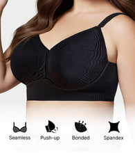 Load image into Gallery viewer, Enamor Innovations Invisi Super Shaper Ultra smooth, Bonded, Side shaper, Women's T-Shirt Bra - Seamless, No-Pinch, No-Dig, Wirefree, High Coverage- IO04(Available in Plus Sizes) (Black)
