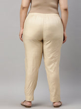 Load image into Gallery viewer, Go Colors Gold Silk Pants
