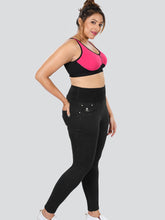 Load image into Gallery viewer, Dermawear Women's YDIS ShapeX Denim Jeans With 4-Inch Compression Belt
