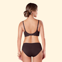 Load image into Gallery viewer, Sonari Romantic Nylon Spandex Lace Medium Coverage Padded Wirefree Bridal Lingerie Set with Low Rise Bikini Panty – FLASH

