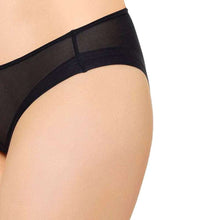 Load image into Gallery viewer, Wacoal Feel Free Sheer Low Waist  Low Coverage Everyday Wear Bikini Panty - Black WU17380IN
