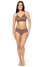 Load image into Gallery viewer, Amante Smooth Plunge Padded Non-Wired Bra - Clove 04801

