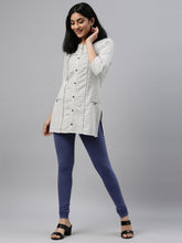 Load image into Gallery viewer, Go Colors Jeans Blue Cotton Stretch Churidar
