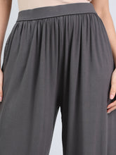 Load image into Gallery viewer, Go Colors Silver Grey Viscose Stretch Harems
