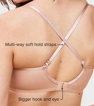 Load image into Gallery viewer, Enamor Women's Everyday  Balconette T-Shirt Bra - Eco fabric, Padded, Wirefree, Medium Coverage  - F131 (Honey Beige)
