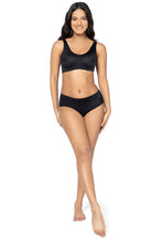 Load image into Gallery viewer, Amante Invisi Padded Non-Wired Effortless Bralette - Black 102401
