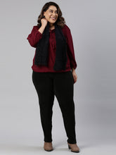 Load image into Gallery viewer, Go Colors Black Velour Ultra Warm Pants
