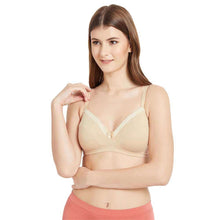 Load image into Gallery viewer, Wacoal Essentials Non-padded Non-wired Full Cup Everyday Wear Cotton Blend T-Shirt Bra - Beige IB5090
