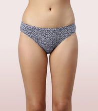 Load image into Gallery viewer, Enamor CB03 Chic Cotton, All Day Comfort, Low Waist Bikini Panty for Women - Naturally Breathable, Antimicrobial with Stain release, Inner Elastic, Regular Coverage -  Pack of 3 (Multicolorprint)
