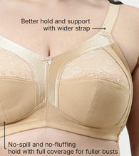 Load image into Gallery viewer, Enamor Innovations Fabcool M-Frame Side Shaper Panel  Women's Cotton Everyday Bra - Non Padded, Wirefree, Full Coverage - A014 (Available in Plus Sizes) (Skin)
