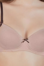 Load image into Gallery viewer, Amante Radiant Chic Padded Non-Wired Bra - Nude-Chocolate 24201
