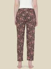 Load image into Gallery viewer, Go Colors Black Woven Viscose Printed Lounge Pants
