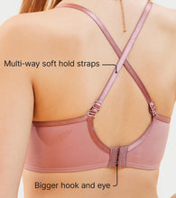 Load image into Gallery viewer, Enamor Women's Everyday  Balconette T-Shirt Bra - Eco fabric, Padded, Wirefree, Medium Coverage  - F131 (Nostalgia Rose)

