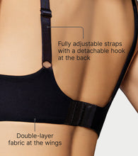 Load image into Gallery viewer, Enamor Innovations Invisi Shaper lift, Ultra smooth, Bonded, Women's T-Shirt Bra - Seamless, No-Pinch, No-Dig, Padded, Wirefree, Medium Coverage- IO02 (Black)
