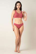 Load image into Gallery viewer, Amante All Day At Home Bra - Earth Red 78901
