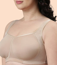 Load image into Gallery viewer, Enamor Side Shaper, Double layer Compression Fabric for Cups Women's Everyday Fashion Full Support Minimizer Bra - Non-Padded, Wirefree, High-Coverage - F048
